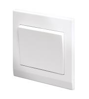 Retrotouch Simplicity Mechanical Light Switch 1 Gang (White)